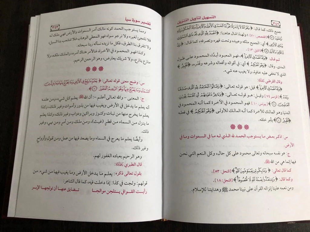 التسهيل لتأويل التنزيل فى سؤال وجواب تفسير سورة الأحزاب-سبأ-فاطر