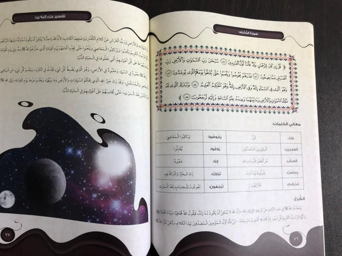 تفسير جزء إليه يرد اعداد قسم النشر للإطفال بدار الفاروق