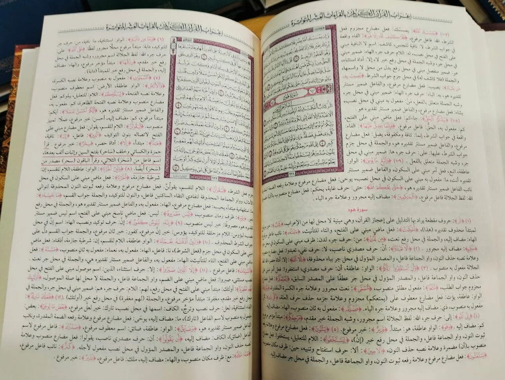 إعراب القرآن الكريم بالقراءات العشر المتواترة عز الدين حسين